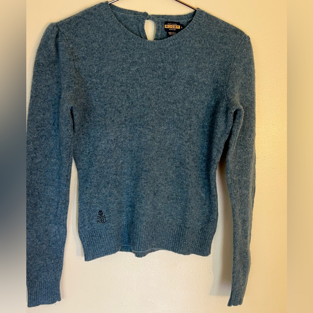 Ralph Lauren Blue Crew Neck Sweater